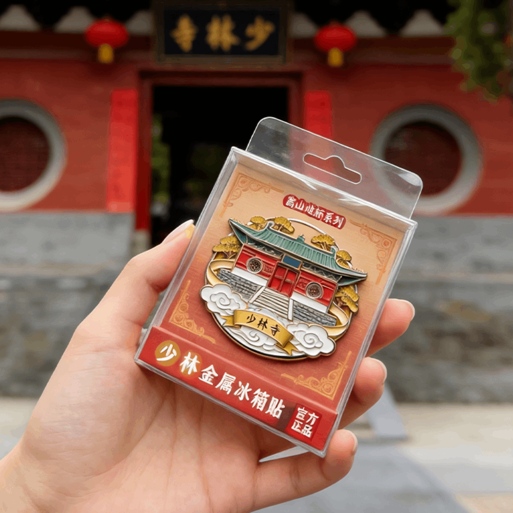 Metal Refrigerator Magnets - Shaolin Scenery Series - From Shaolin